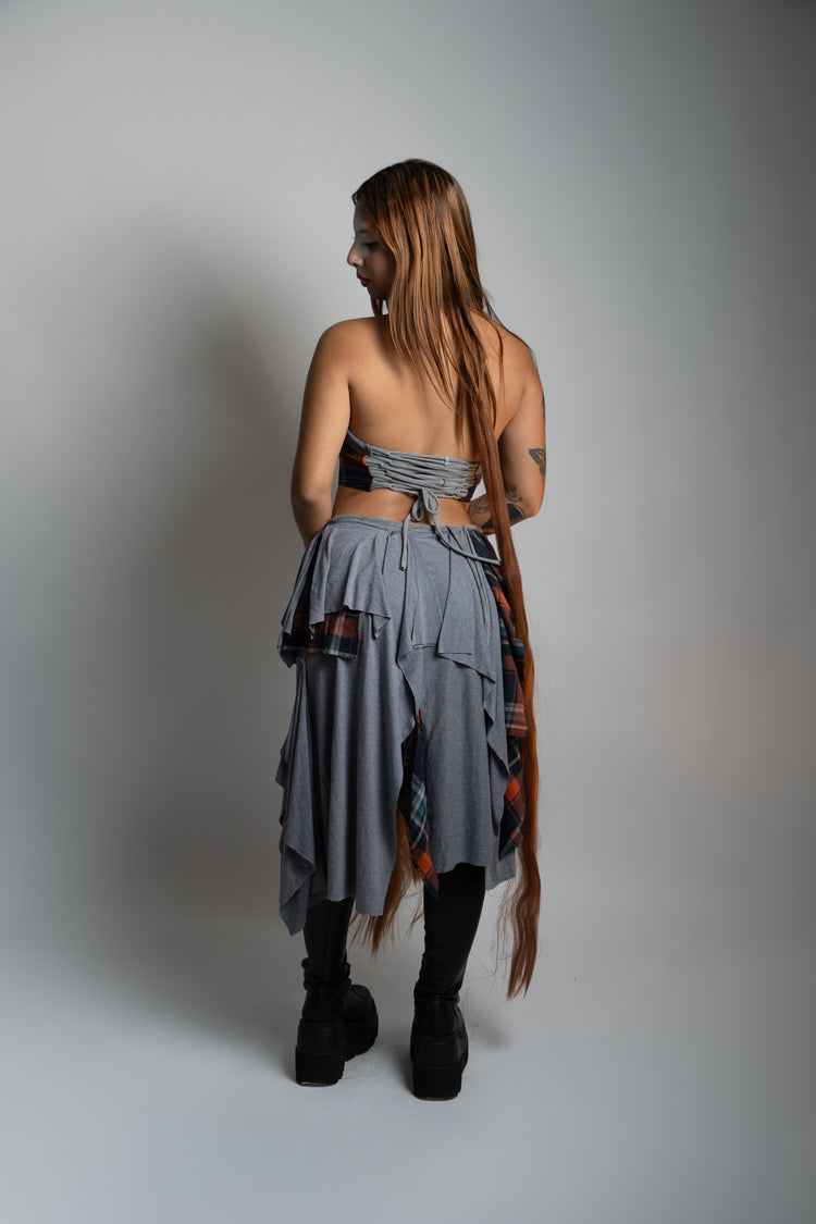 UPCYCLING FRANNEL DRESS